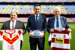 Catalan v Wigan Nou Camp